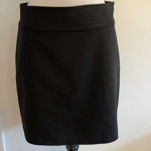Banana Republic- embroidered waist-wool skirt